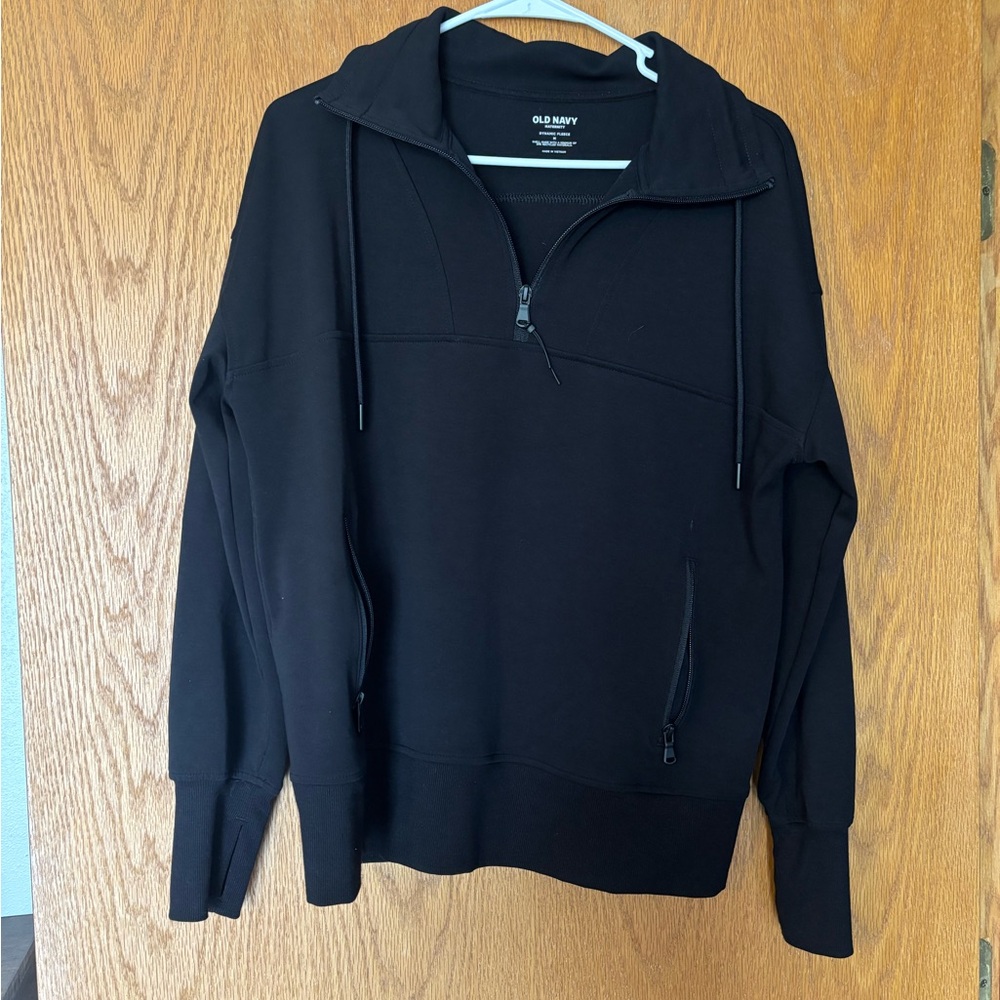 Old Navy Black Women's Half-Zip Pullover